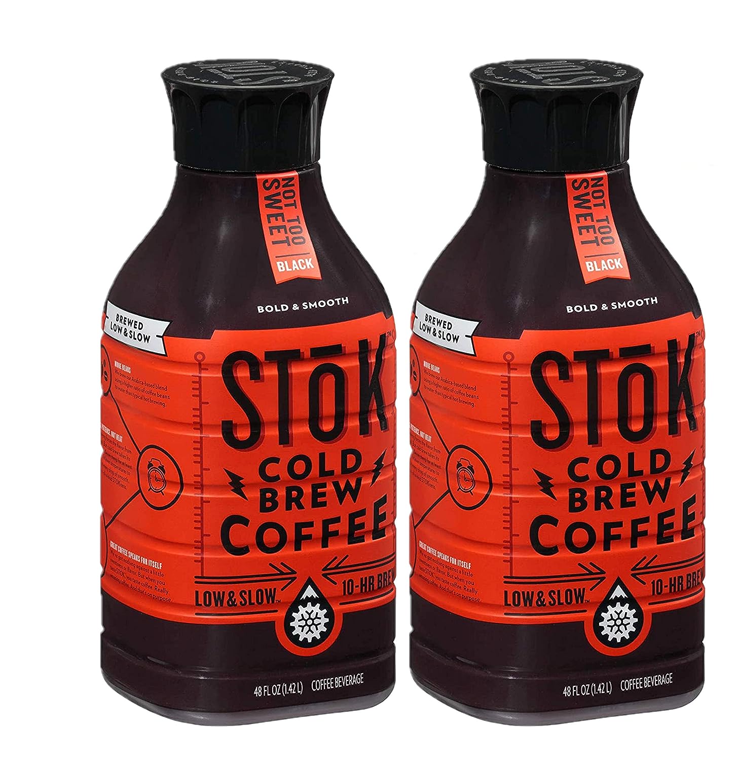 STOK Cold BRew Coffee Not Too Sweet, Pack of 2