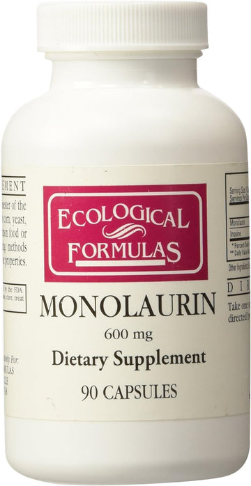 Ecological Formulas Monolaurin 600mg 90 Capsules