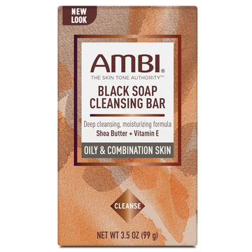 Ambi Skincare Black Soap with Shea Butter, 3.5- Package