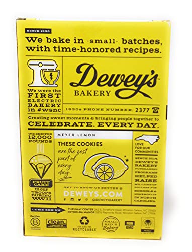 Dewey’s Bakery Meyer Lemon Moravian Cookie Thins