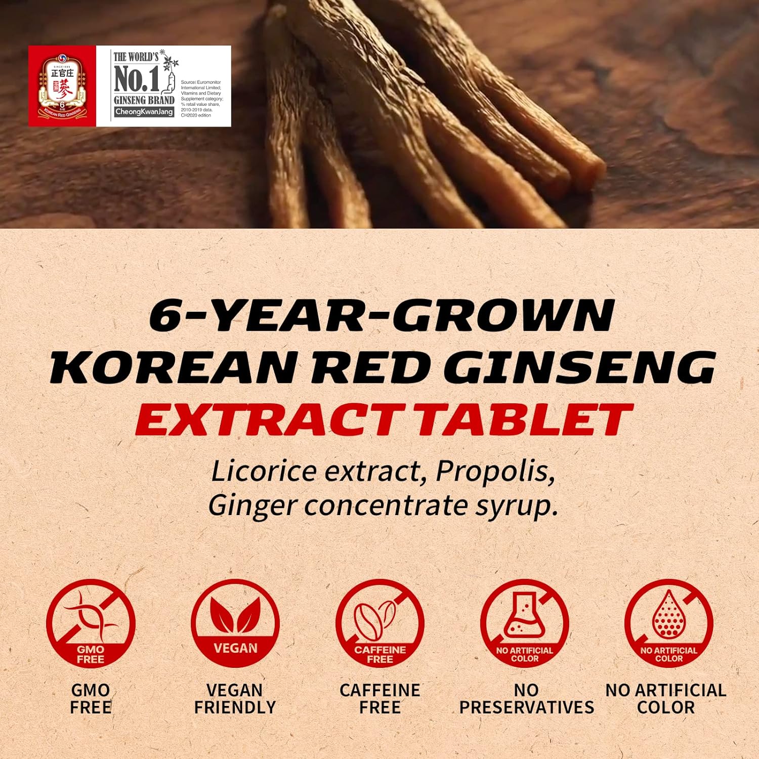 CheongKwanJang Korean Red Ginseng KRG Powder, Pure Red Ginseng Powder 