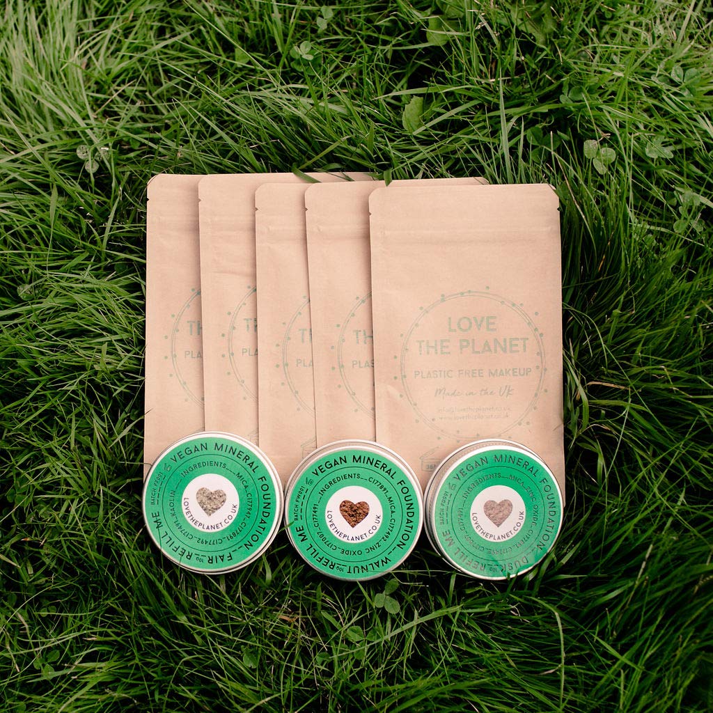Love the Planet Vegan Mineral Foundation Shade Fair in Refil