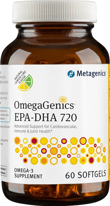 Metagenics OmegaGenics EPA-DHA 720mg - Daily Omega 3 Fish Oil Supplement to Support Cardiovascular, Musculoskeletal and