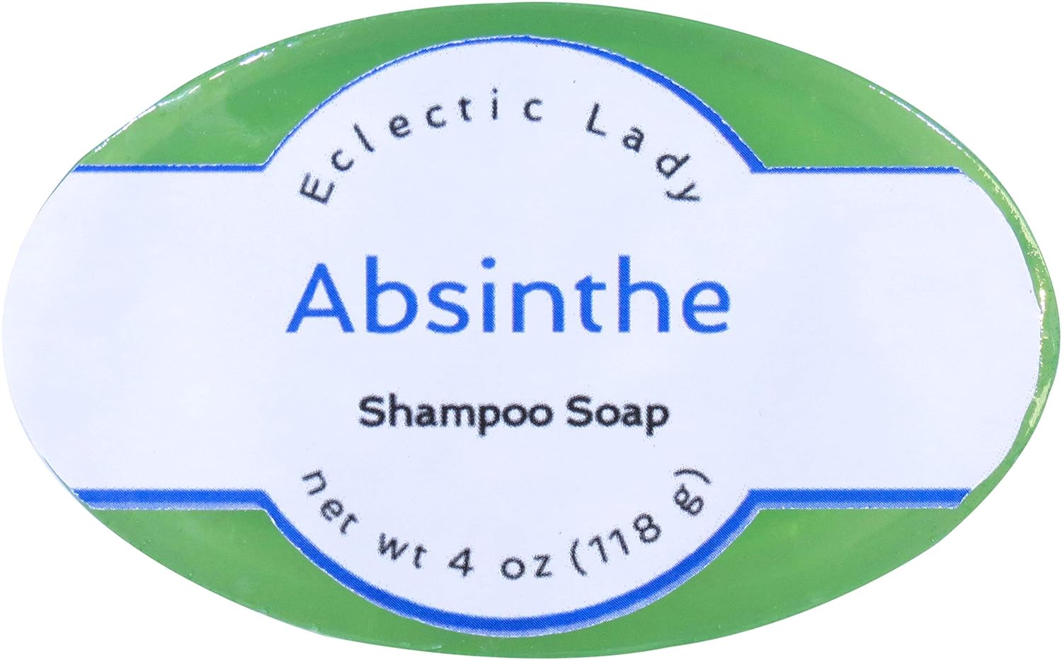 Eclectic Lady Absinthe Shampoo Soap Bar with Pure Argan Oil, Silk Protein, Honey Protein and Extracts of Calendula ower, Aloe, Carrageenan, Sunower - 4  Bar