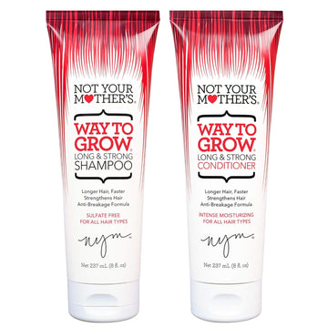 Not Your Mother's Way To Grow Damage Protecting Shampoo & Conditioner Duo Pack 8  (1 of each), for longer stronger hair