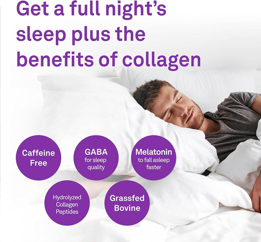 Organika Enhanced Collagen Sleep - with 100mg GABA and 3mg Melatonin -