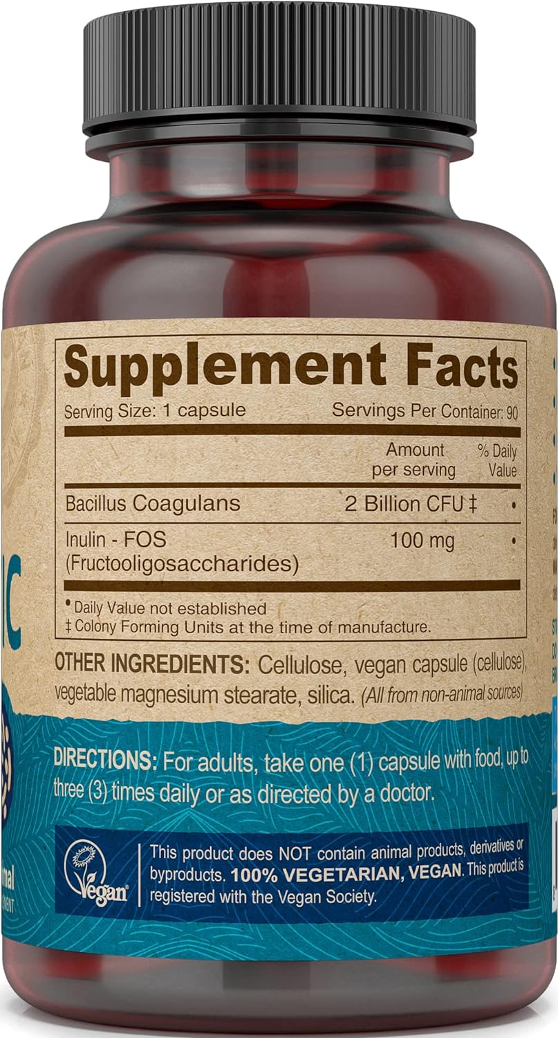  DEVA Vegan Probiotic with FOS Prebiotics Supplement - 2 Bil