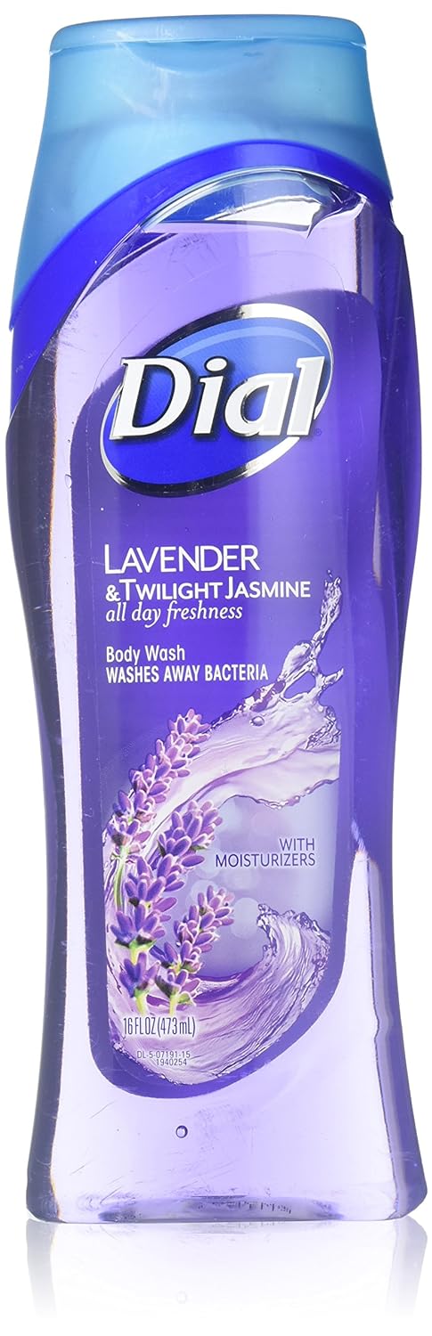 Dial Lavender & Twilight Jasmine Body Wash, 1 Count (Pack of 2)