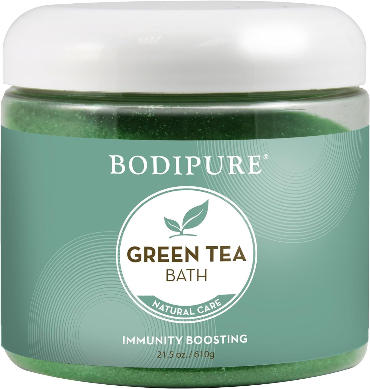 BODIPURE Green Tea Body Bath - Rich in Antioxidants, and Healing Properties of Green Tea to Cleanse, and Refresh Skin - Great for Professional Use, 21.5