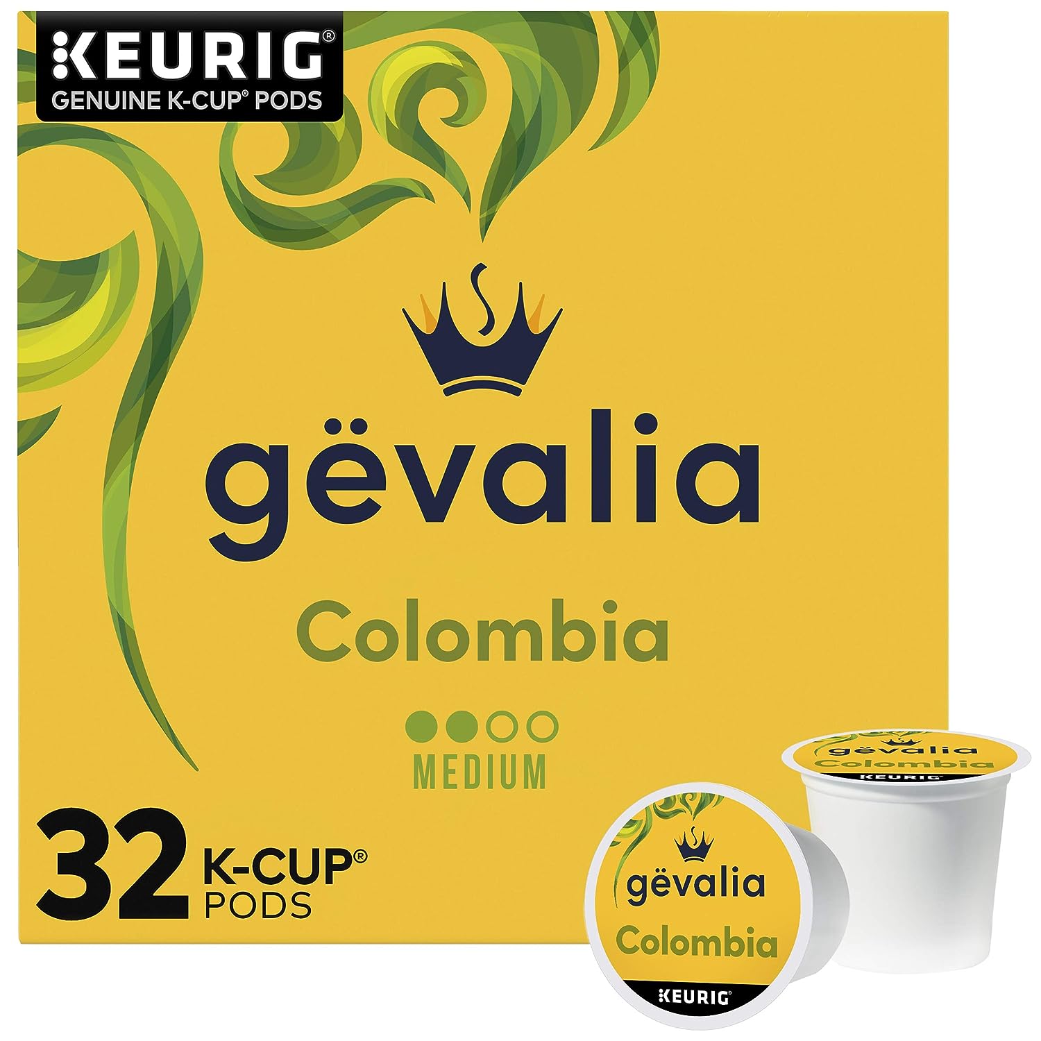 Gevalia Colombia Medium Roast K-Cup® Coffee Pods (32 ct Box)