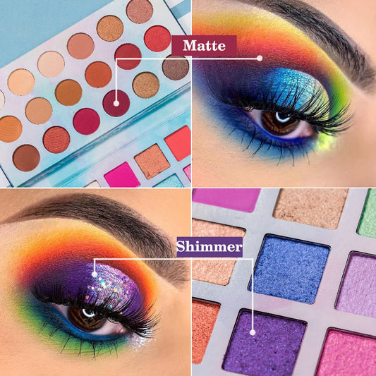 Pastel Paradise Eyeshadow Palette, Highly Pigmented 82 Shades Matte Shimmer Glitter Vegan Makeup Palette, Ultra Blendable Eye Shadow, No aking, Little Fall Out, Stay Long, Hard Smudge, Cruelty- Free Makeup Pallet, Full Face Eye Make Up for Beginners