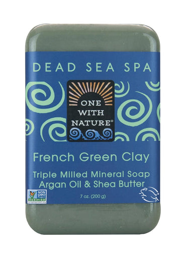 One With Nature Dead Sea Salt French Clay Soap 7