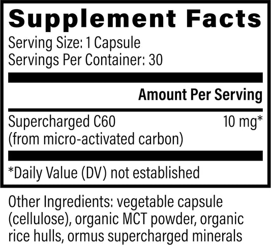 Global Healing Center Supercharged C60 - Micro-Activated Car