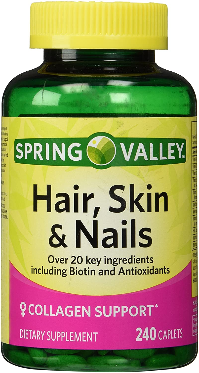 Spring Valley - Hair, Skin & Nails, Biotin-Collagen-Gelatin