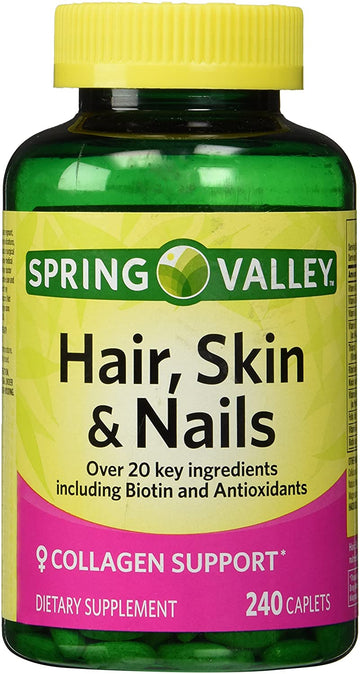 Spring Valley - Hair, Skin & Nails, Biotin-Collagen-Gelatin