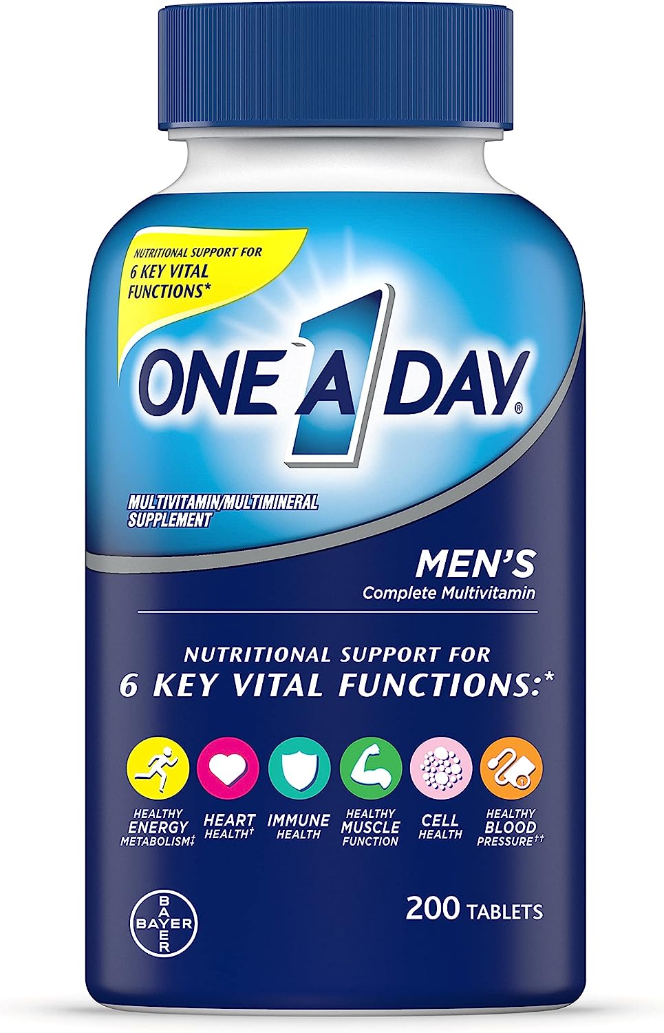 One A Day Mens Multivitamin, Supplement Tablet With Vitamin A, Vitami