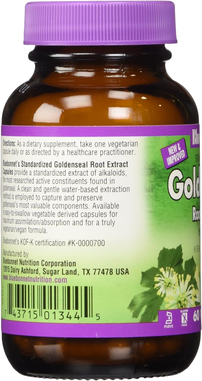 BlueBonnet Goldenseal Root Extract Supplement, 60 Count (B000I4F9ZY)