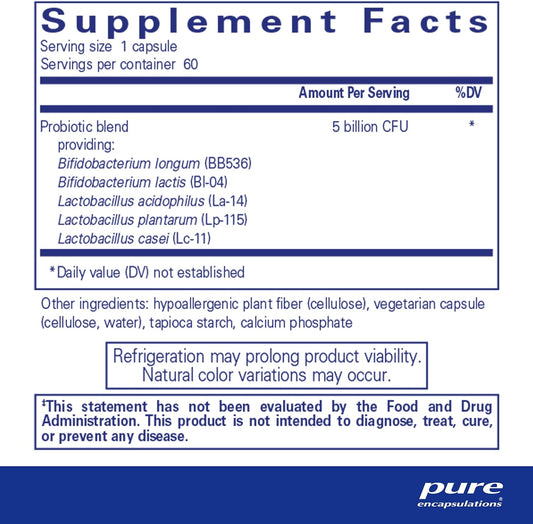 Pure Encapsulations Probiotic IMM | Shelf Stable Probiotic Blend to Su1.12 Ounces