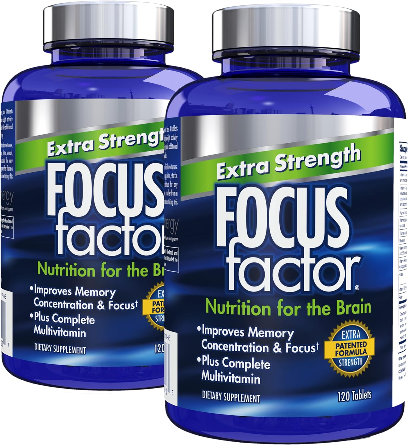 Focus Factor Adults Extra Strength, 120 Count- Brain Supplement for Me