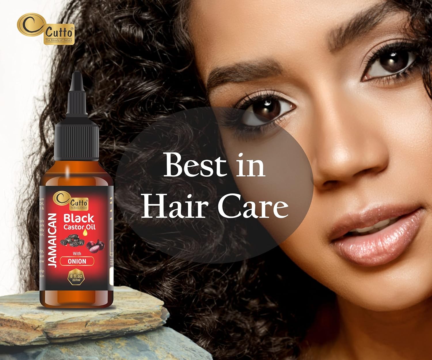  CUTTO -THE BEAUTY OF NATURE Jamaican Black Castor Oil with 