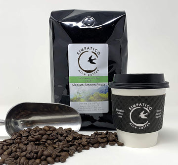 Simpatico Low Acid Coffee - DECAF - Medium - WHOLE BEAN (bag)