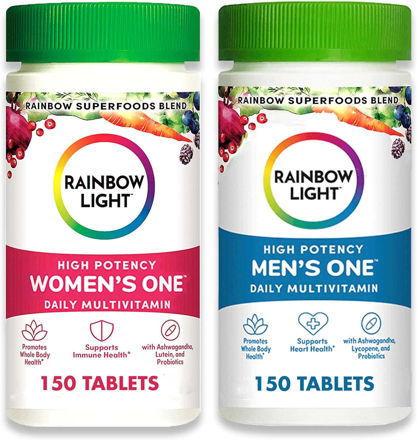 Rainbow Light Once Daily Multi-Vitamin Bundle Pack - Men'S One And Wom