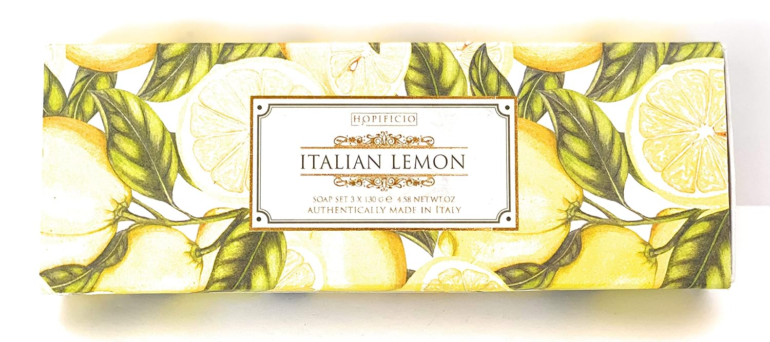 Esupli.com  Hopificio Italian Lemon Triple Milled 3pc Soap S