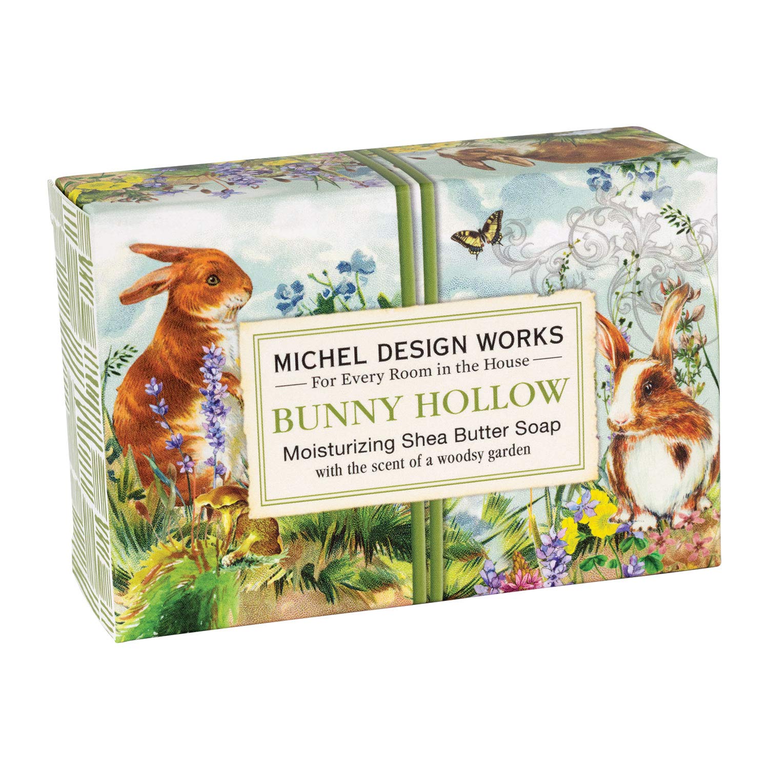 Michel Design Works 4.5 . Boxed Soap, Bunny Hollow