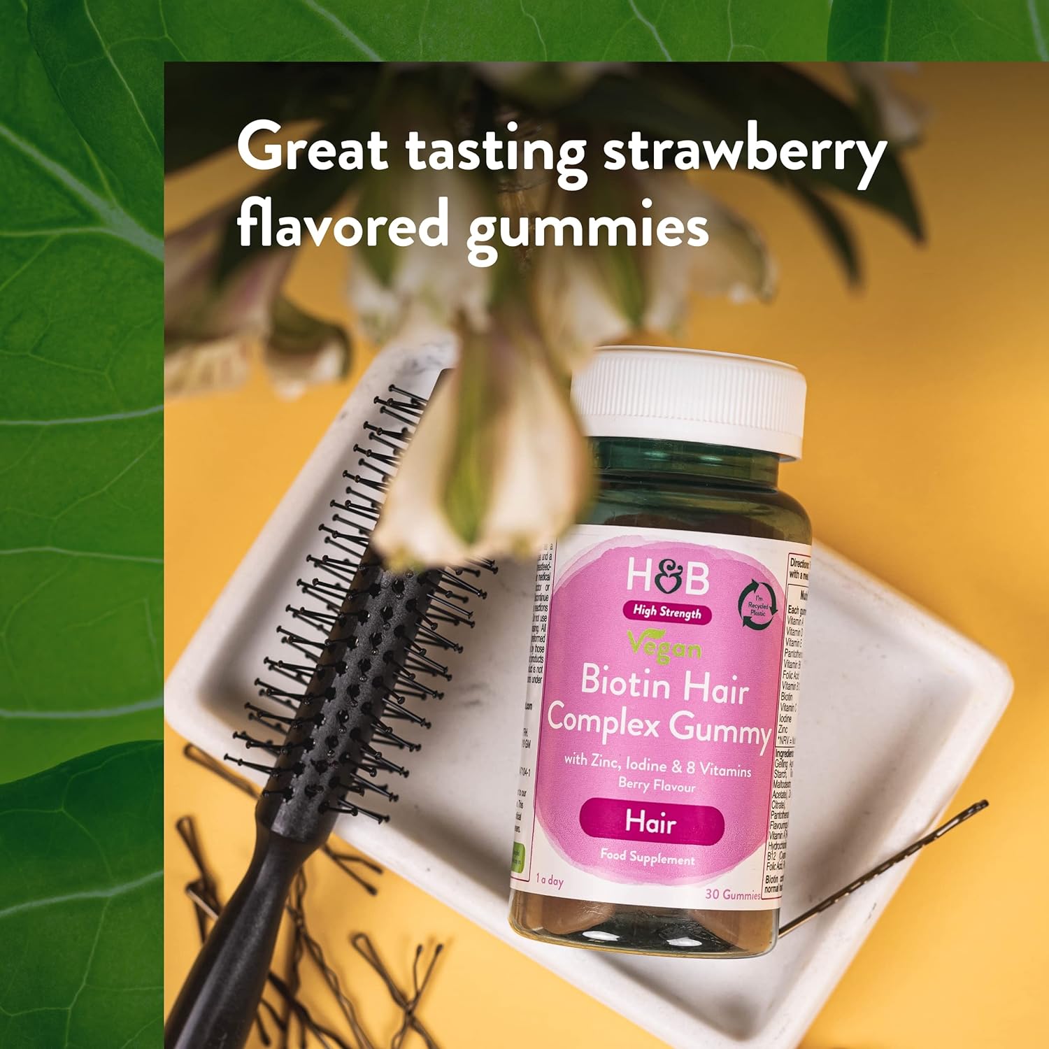 Holland & Barrett Vegan Biotin Hair Complex 30 Gummies

