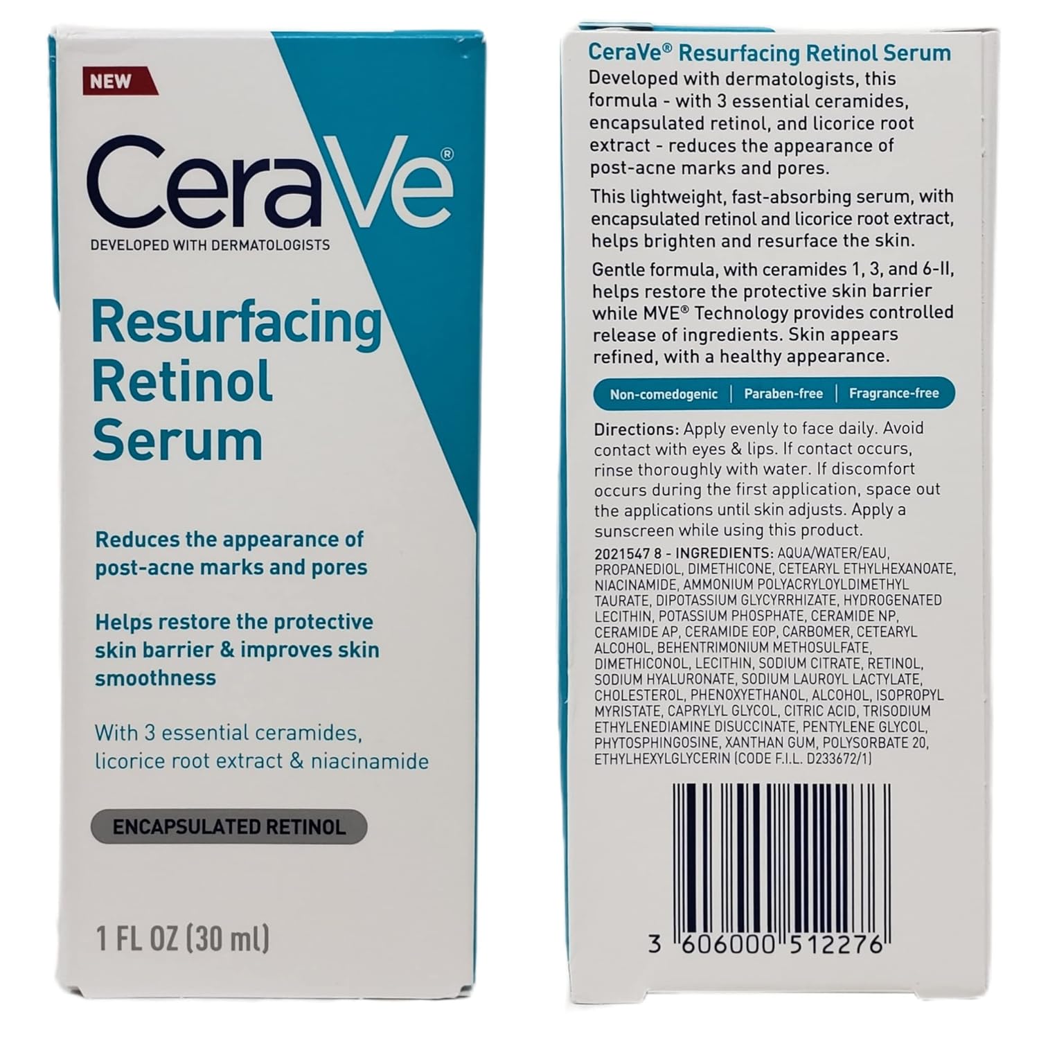Esupli.com CeraVe Acne Treatment Bundle - Contains CeraVe Resurfacing R