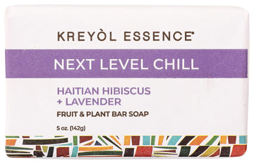 KREYOL ESSENCE Haitian Hibiscus & Lavender Soap Bar, 5