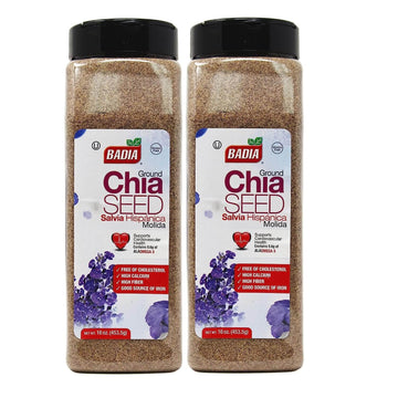 2 PACK Ground Chia Seed Powder Fiber / Salvia en Polvo Molida Kosher