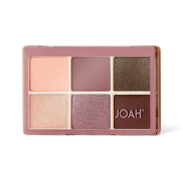 JOAH Eyeshadow Palette, Escapades Eye Makeup, 6 Shades, Richly Pigmented, Long Lasting Powder Shadow in Matte & Shimmer Finishes, Korean Beauty Palettes, Lavender Fields