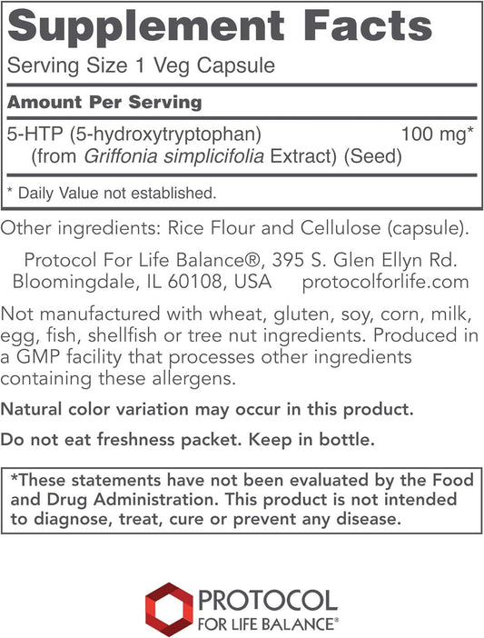 Protocol - 5-HTP 100mg - 90 Vcap