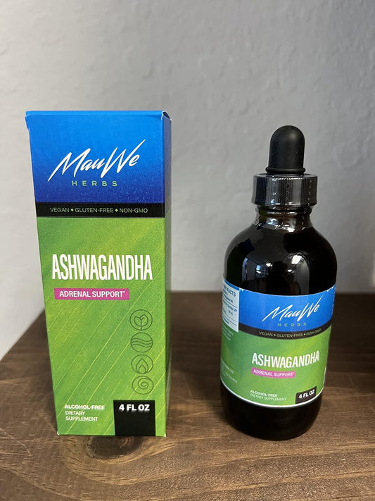 MAUWE HERBS Ashwagandha Root Tincture - Ashwagandha Liquid Extract Sup