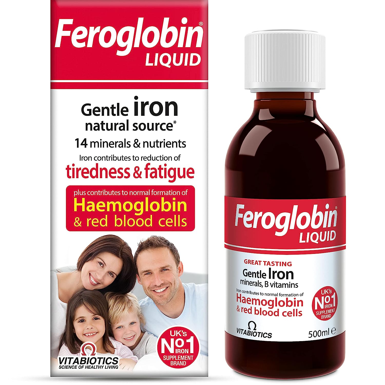 Vitabiotics Organic Feroglobin Liq 500ml