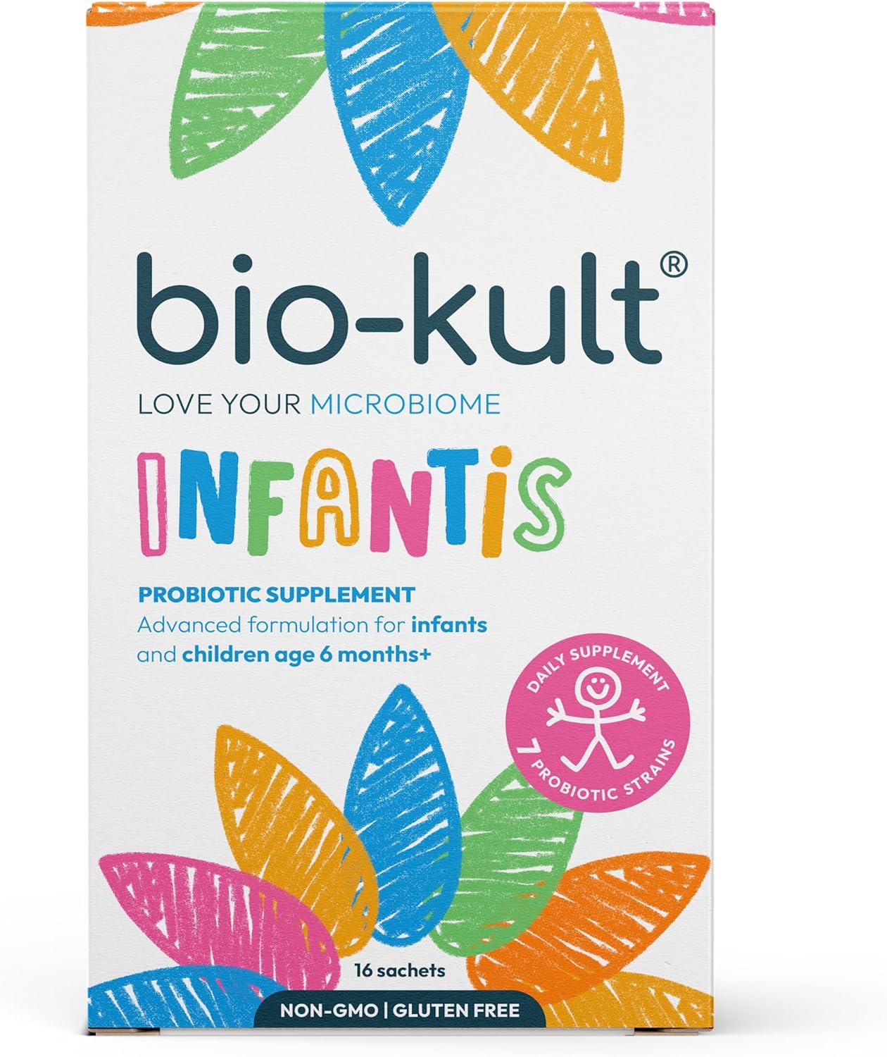 Bio-Kult Infantis - 7 Probiotic Strains And Vitamin D3 - Helps Support