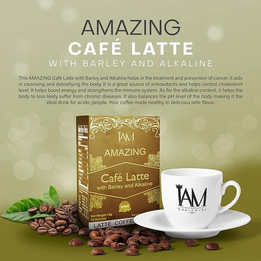 AMAZING CAFE LATTE WITH BARLEY & ALKALINE (CAFE LATTE)
