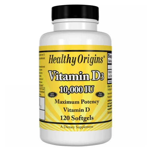 Vitamin D3 120 Sgels By Healthy Origins