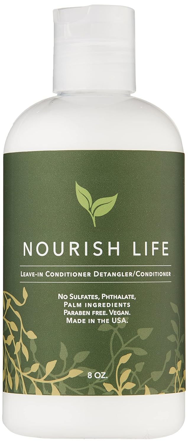 Nourish Life Multi-Use Moisturizing Leave-In Conditioner, Hair Detangler, Rinse-Out Conditioner, Deep Conditioner, Hair Styling Lotion, Hair Repair