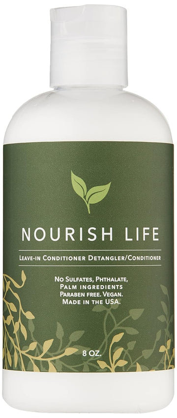 Nourish Life Multi-Use Moisturizing Leave-In Conditioner, Hair Detangler, Rinse-Out Conditioner, Deep Conditioner, Hair Styling Lotion, Hair Repair