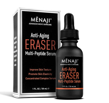 Menaji Anti-Aging Eraser Multi-Peptide Serum – Anti Wrinkle Serum, Advanced Day and Nighttime Hydrating Formula | For Fine Lines and Wrinkles | 90-day supply