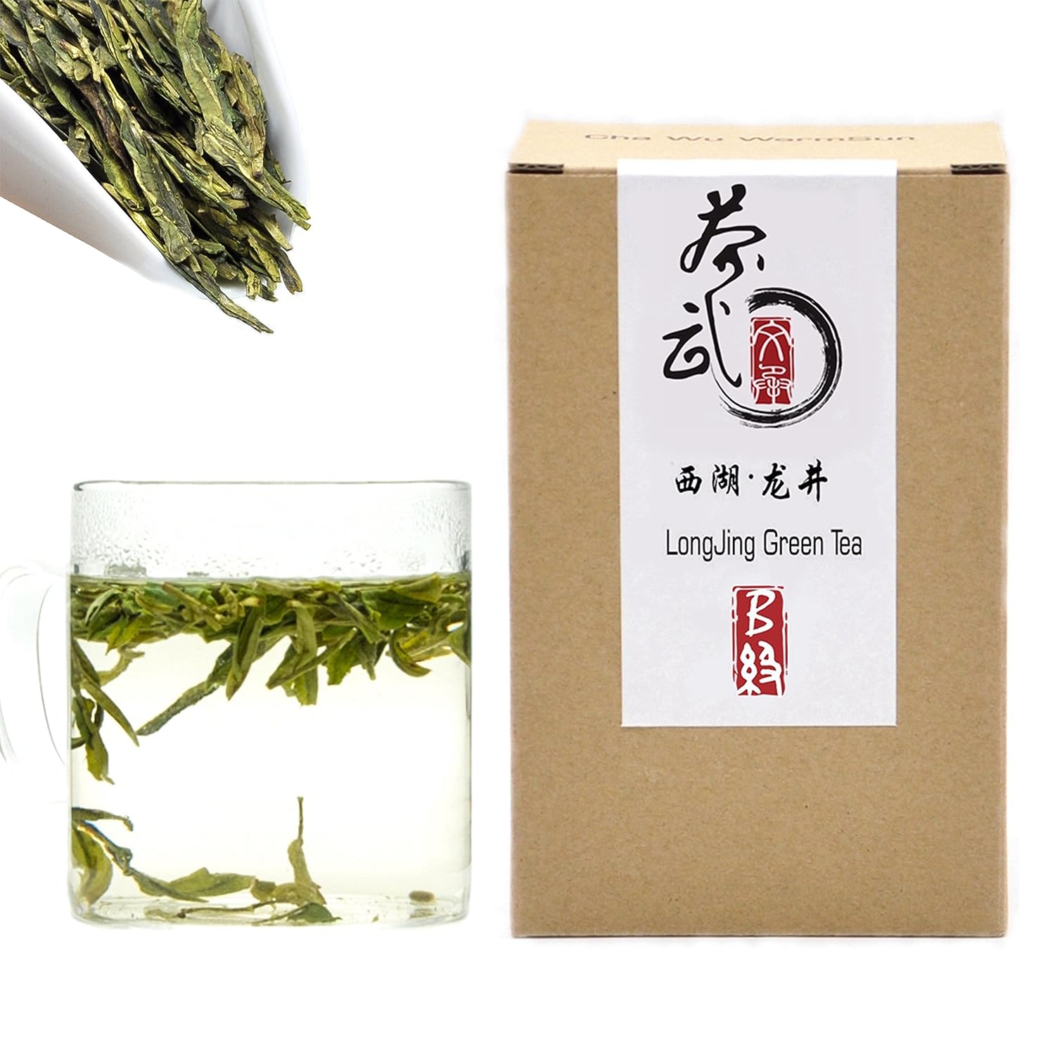 Cha Wu-[B] LongJing Green Tea, Chinese Dragon Well Green Tea Loose Leaf