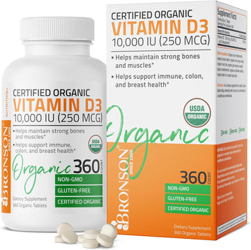 Bronson Vitamin D3 10,000 Iu (250 Mcg) Immune Support, Healthy Muscle