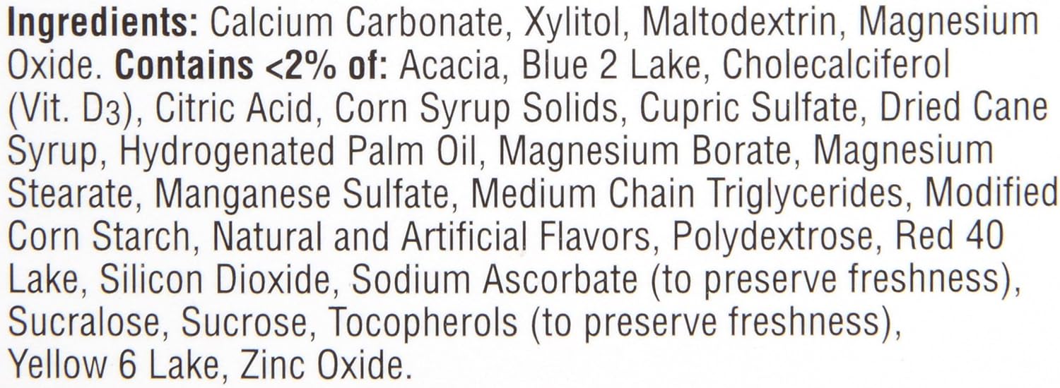 Caltrate Calcium & Vitamin D3 Supplement 600+D3 Plus Minerals Chewable