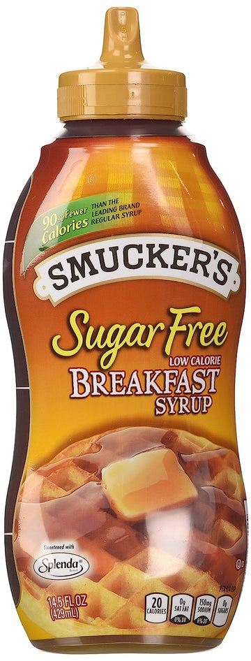 Smuckers Sugar Free Breakfast Syrup, 14.5 Fl Oz (Pack of 2)