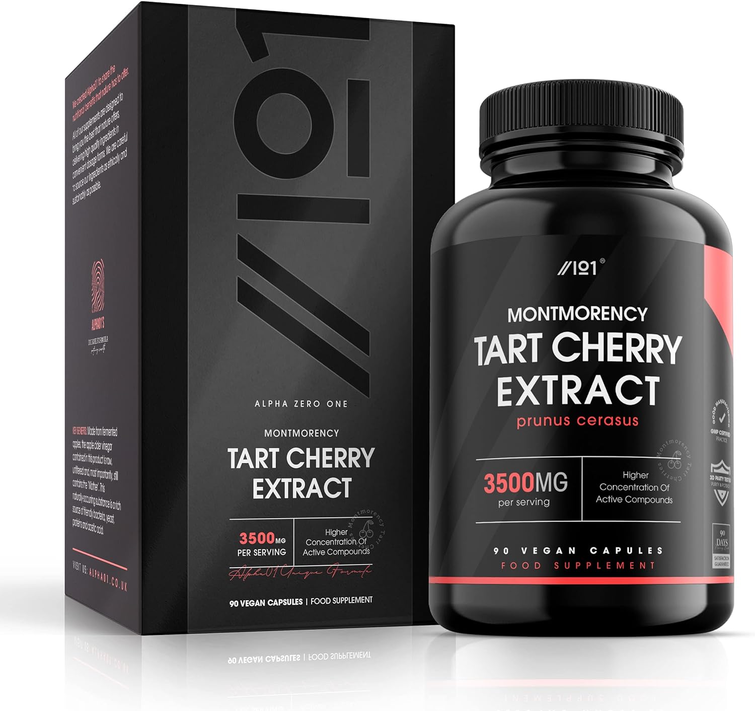 Montmorency Cherry 3500mg - High Strength Tart Cherry Extract - Antiox64 Grams