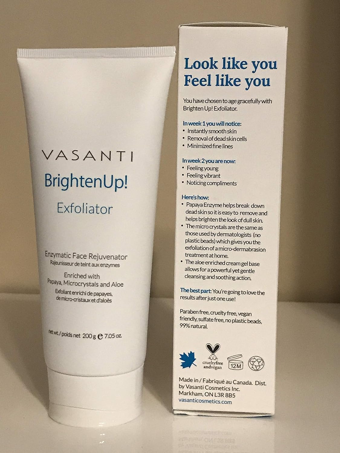 Esupli.com Vasanti Brighten Up! Enzymatic Face Rejuvenator Exfoliating 