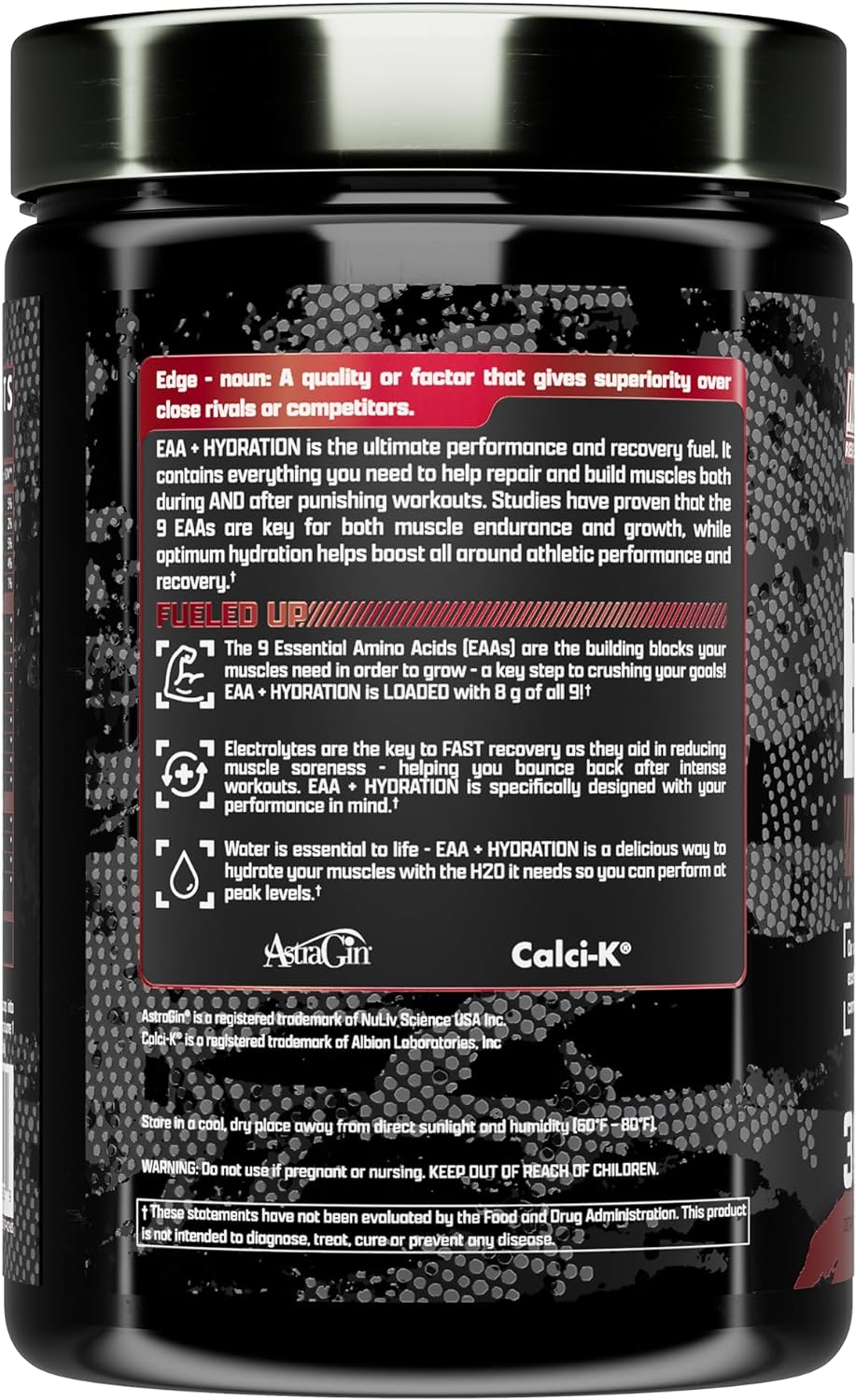 Nutrex Research EAA Hydration | EAAs + BCAA Powder | Muscle Recovery, 