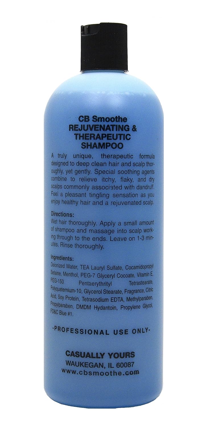 CB Smoothe Rejuvenating and Therapeutic Shampoo Conditions a